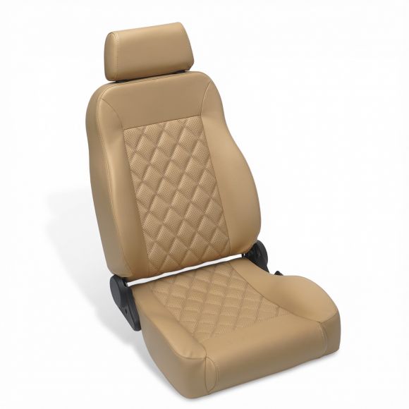 Caballo Front Bucket Seats | Cashew Diamond | 1966-77 Ford Bronco